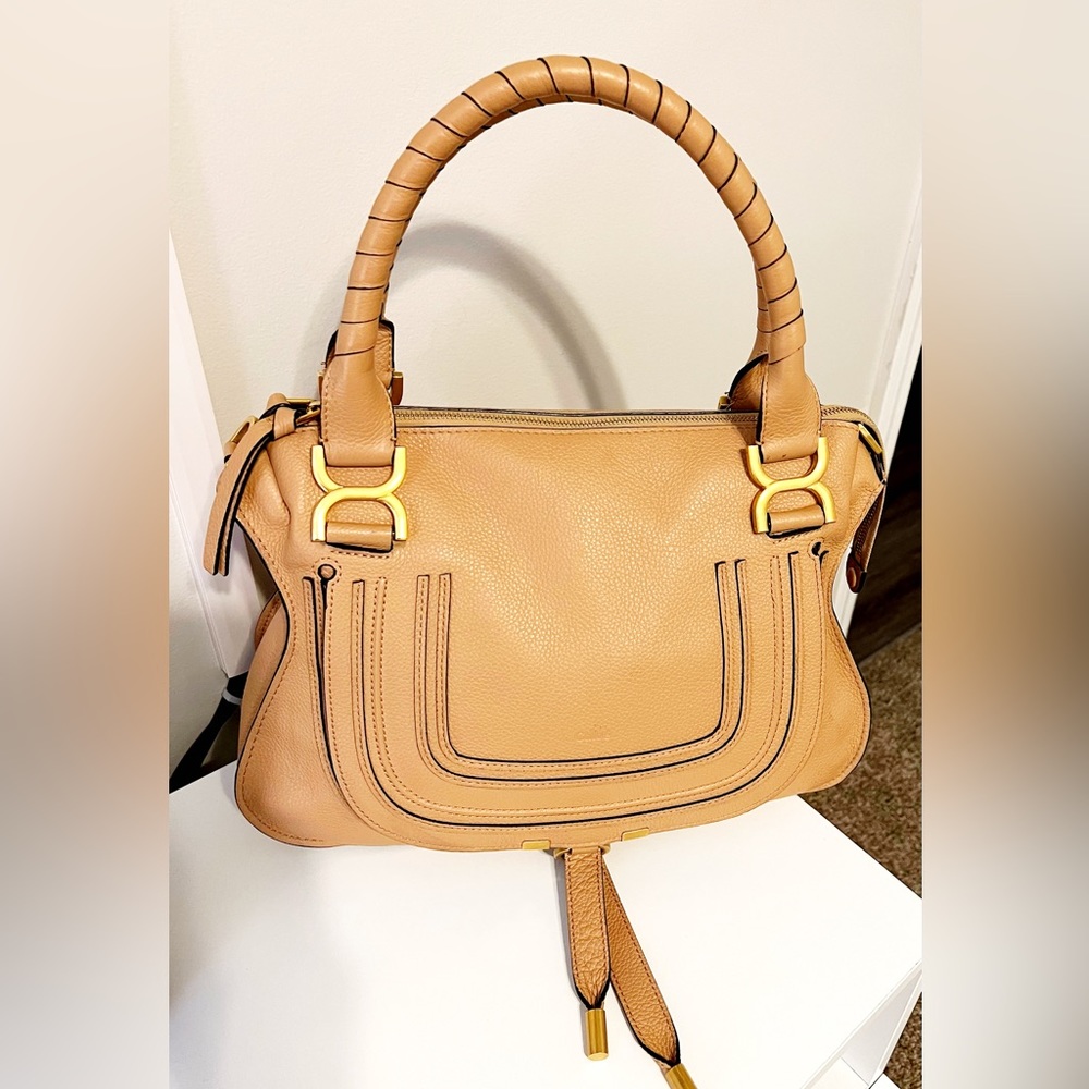 Authentic Chloe Marcie Double Carry Bag